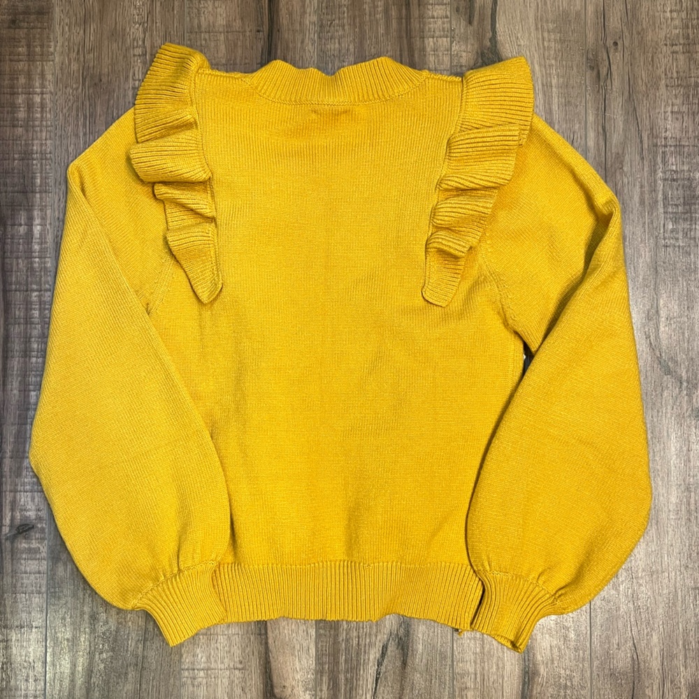 dRA LA Ruffle Trim Sweater - Picture 3 of 3